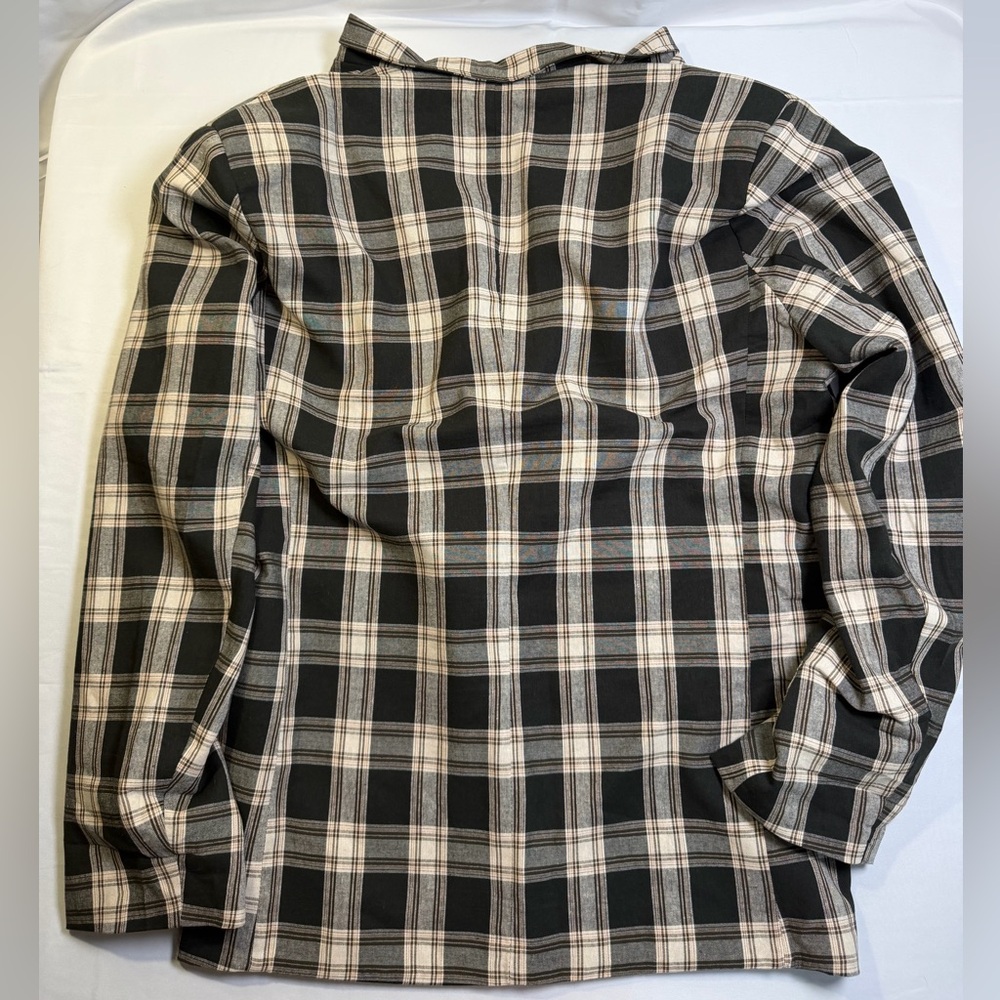 MANFINITY Black and Cream Plaid Blazer- Size XL - Picture 6 of 9